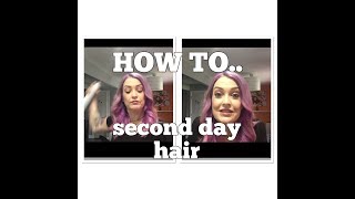How To ... Second Day Hair For Woman Over 40
