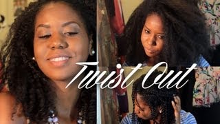 Twist Out With Cantu Shea Butter Leave In - Natural Hair