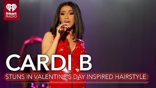 Cardi B Stuns In Valentine'S Day Inspired New Hairstyle | Fast Facts