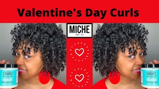 Valentine'S Day Curls For Natural Hair Ft. Miche Beauty