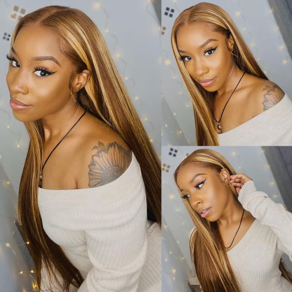Why Choose the Honey Blone Wig with Highlihgts?