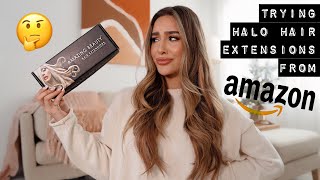 Halo Hair Extensions I Ordered On Amazon! // They Worked!!