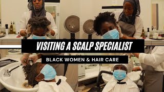 Scalp Specialist Treats My Hair For Dryness| Black Women And Hair Care