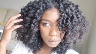 Fluffy Cocoon Curls On Natural Hair