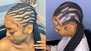 Latest Braid #Hairstyles For Black Women |Latest Cornrow Styles |Unique Braids Styles |#Braidsstyles