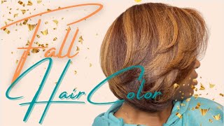 Fall Hair Color For Black Women! She Wasn'T Ready For This Hair Transformation!