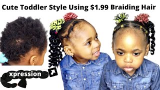 Can’T Braid Or Cornrow? Try This  Toddler Hairstyle For Short Natural Hair/ Black Little Girl/ Kid.