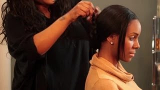 Braiding Styles With A Hair Weave : Hair Styling Tips