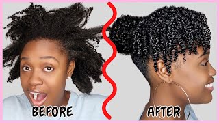 Refresh Your Old Wash And Go | Natural Hairstyle For Black Women