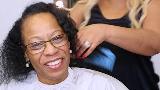 Makeup For  Black Women| Hair And  Makeup For  Over 50 #Senegalesetwist| Black Beauty Makeup