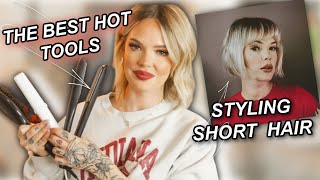 Best Hair Styling Tools For Short Hair (And Growing Your Hair Out) // @Immallorybrooke