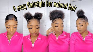 4 Simple Cute Hairstyle For Short Natural Hair