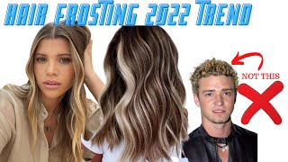 Hair Frosting The Biggest Hair Colour Trend 2022