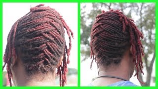 How To: Basket Weave On Short Locs Hairstyle / Very Detailed