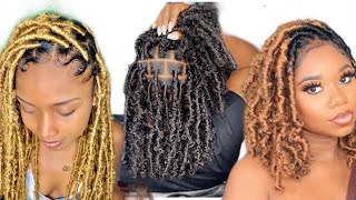 Baddie Butterfly Locs /Braids Hairstyles On Natural Hair For Black Women|Mayglow Tv