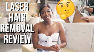 Laser Hair Removal Experience + Laser Hair Removal Footage | Black Women Laser Hair Removal Review