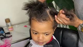 Valentines Day Toddler Hairstyle