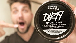Lush Cosmetics Review | Dirty Hair Styling Cream