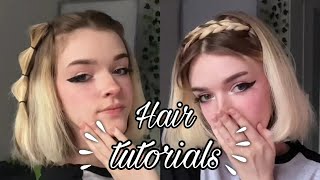10 Cute Easy Hairstyles For Your Short Hair | Hair Tutorials Step By Step | Boss Beauty