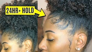 How To Safely Lay Your Edges | Baby Hair Tutorial For Type 4 Hair/ Edges