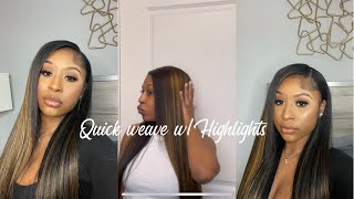 How To: Quick Weave W/ Highlights