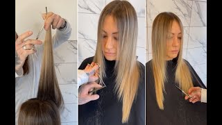 Long Textured Layered Haircut & Hairstyles Tutorial For Women | How To Cut Layers