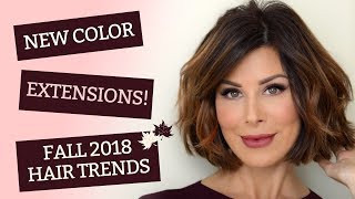 New Color, Extensions! & Fall 2018 Hair Trends | Dominique Sachse