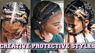 Protective Styles For Natural Hair With Braids & Twists (No Weave,Long Lasting)
