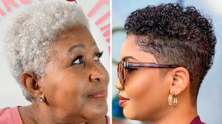60 Beautiful Short Hair Hairstyles For The Matured Black Women And Youngsters | Wendy Styles
