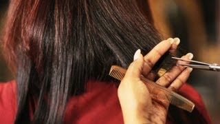 How To Cut Hair Tracks For Quick Weave | Black Hairstyles