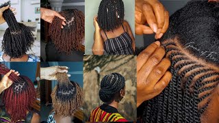 Top Twists  Hairstyles On Natural Hair |Trending Protective & Flat Twists Hairstyles Compilation