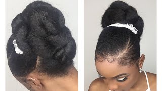 Quick & Easy Bridal Updo/Wedding Hairstyle For Black Women 2020