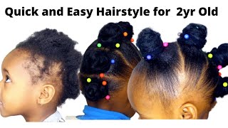Easy Hair Style For Toddler With Short Hair/ Hairstyles For Short Hair For Girls / Kids Hairstyle