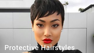 Protective Hairstyles For Relaxed Hair- Kibbe For Black Women