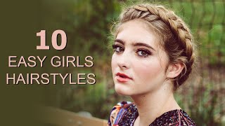 Best 10 Easy Girls Hairstyles For Everyday ❤️ Amazing Hair Transformations Hairstyle Tutorials