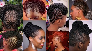Unique Cornrow Hairstyles For Natural Hair; Cornrow Weave Hairstyles Pictures 2022 For Black Women
