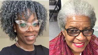 2022 Flamboyant Salt Pepper Hairstyles For Smart Black Women
