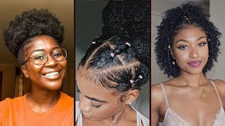 Quick & Easy Natural Hairstyles For Black Women | Natural Hairstyles Protective Styles