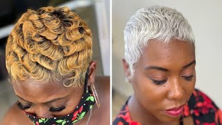 Short Hair Hairstyles Inspiration For African American Women | Wendy Styles.