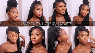 How To Style Your Braids/Twist!  (Protective Styles)