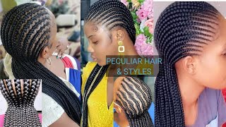 African Hairstyles: All-Back Styles Cornrows Compilation 2021//Straight Back Hairstyles/Stitch Braid