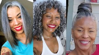 Slayed Holiday Salt And Pepper Hair Styles For Black Women