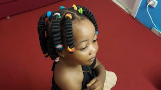 Treading Tutorial For Kids With Brazilian Wool (Beautiful Hairstyle)
