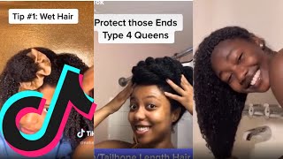Black Tik Tok For Bts Natural Hair Care | How To Get Long Natural Hair | Black Tik Toks