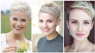 Most Running Short Bobpixie White Siverhair Cutting Hair Styling Ideas Cortes De Cabello Corto Mujer