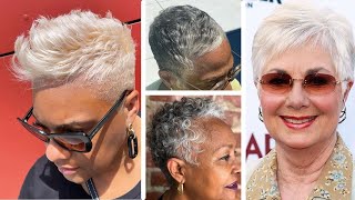23 Most Requested Pixie Cuts For Black Women & White Women ~Short Hairstyles For White Ladies