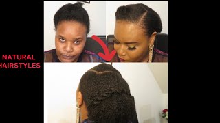 Quick Everyday Hairstyles /Natural Hair/4C Hair/Black Women
