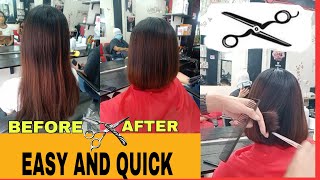 Learn How/Trending Hairstyle 2022/Quick And Easy Haircut For Girl'S/Haircut Ideas Tutorial #Ha