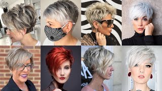 Women Latest Short Pixie Haircut Style Top Trending 20-2022 | Boy Cut For Girls | Women Hairstyles