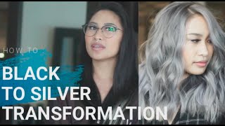 How To: From Black To Silver Hair